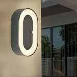 Wandleuchte Au&szlig;enleuchte LED ALU Druckguss Anthrazit Gartenleuchte IP65