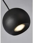 H&auml;ngeleuchte Pendelleuchte Deckenlampe Stahl Schwarz 5-Flammig Esszimmerleuchte