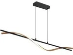 H&auml;ngeleuchte Pendelleuchte Esszimmerlampe Verstellbar Schwarz LED H 120 cm
