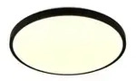 LED Deckenleuchte Deckenlampe Wohnzimmerlampe schwarz Dimmbar Fernbedienung D 49cm