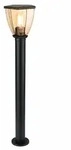 LED Au&szlig;enleuchte Sockelleuchte Gartenleuchte IP44 schwarz Edelstahl H 80 cm