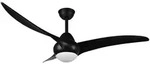 Deckenleuchte Deckenventilator Rauml&uuml;fter K&uuml;hler Wohnzimmerlampe, schwarz,