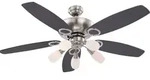 Deckenventilator Ventilator mit Beleuchtung Holzventilator Wohnzimmer, 5 Fl&uuml;gel