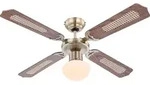 LED Deckenventilator mit Zugschalter Ventilatorlampe Decke 3 Stufen Ventilator