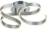 LED Design Decken Lampe Wohn Ess Zimmer Beleuchtung Switch DIMMER Leuchte ALU