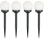 LED Au&szlig;en Kugelleuchten Solarleuchte Steckleuchte Erdspie&szlig; Gartendeko...