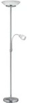 Deckenfluter mit Leselampe Stehlampe Wohnzimmer Modern Standleuchten & Deckenfluter,
