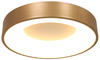 Deckenlampe Deckenleuchte Wohnzimmerlampe gold LED Flurlampe Küchenlampe D 38 cm