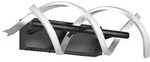 Wandleuchte dimmbar Modern Designlampe Wand schwarz Wohnzimmerleuchte silber, CCT