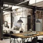 H&auml;ngeleuchte Pendelleuchte Wohnzimmerlampe 2-flammig Schwarz Metall L 87 cm