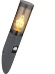 Au&szlig;enwandlampe Bewegungsmelder Edelstahl Wandleuchte anthrazit rauch H 41 cm