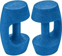 BECO AquaHantel BEbell S, leicht, blau, Paar
