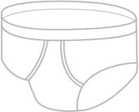 Hydas GmbH & Co.Kg Damen Inkontinenz Slip Gr&ouml;&szlig;e 42-44 -