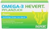 PZN-DE 19383535, Omega-3 Hevert pflanzlich 60 Kapseln - Zur Nahrungserg&auml;nzung,