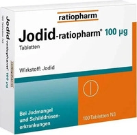PZN-DE 04619156, Jodid-Ratiopharm 100 &micro;g 100 Tabletten - Bei Jodmangel, Grundpreis: