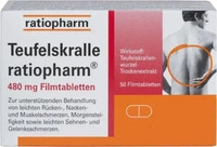 PZN-DE 02940730, Teufelskralle-ratiopharm 480 mg - 100 Filmtabletten - Bei