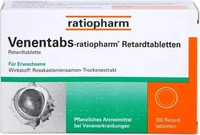 PZN-DE 06680786, Venentabs-Ratiopharm 100 Retardtabletten - Bei Schmerzen Schwellung