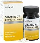 Avitale GmbH Activplus Vitamin D3 20.000 I.E. Depot 180 Tabletten - 180 Tabletten