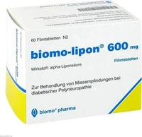 PZN-DE 06897592, Biomo pharma Biomo Lipon 600 60 Filmtabletten - Bei diabetischen