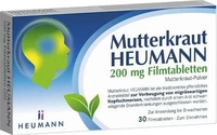 PZN-DE 19283236, Mutterkraut Heumann 200 mg Filmtabletten 30 St&uuml;ck - Bei Migr&auml;ne,