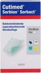 BSN medical GmbH Cutimed Sorbion Sorbact Wundauflage 10x20 cm - 12 Kompressen