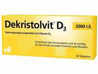 PZN-DE 10818517, Dekristolvit D3 2.000 I.E. 30 Tabletten - Zur Nahrungsergänzung,