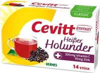 PZN-DE 15582002, Cevitt immun Hei&szlig;er Holunder 14 Beutel, Grundpreis: &euro; 68,54 /