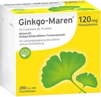 PZN-DE 17450865, Ginkgo-Maren Ginkgo Maren 120 mg 200 Filmtabletten - Bei