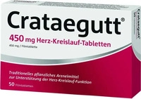 PZN-DE 14064529, Crataegutt 450 mg Herz-Kreislauf-Tabletten 50 St&uuml;ck - Zur
