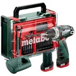 Metabo Akku-Bohrschrauber PowerMaxx BS Basic Set, incl. 2x Akku Li-Power 2 Ah,