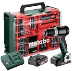 Metabo Akku-Bohrschrauber BS 18 L BL Set, incl. 2x Akku Li-Power 2 Ah, Ladeger&auml;t,