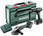 Metabo Akku Combo Set 2.4.4 18 V, SB 18 + W 18 L 9-125, metaBOX 165 L
