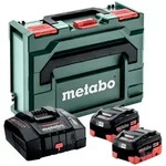 Metabo Basis-Set 2 x LiHD 10 Ah + ASC 290 + metaBOX 145