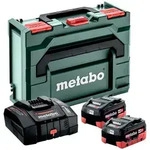 Metabo Basis-Set 2 x LiHD 8.0 Ah + ASC 290 + metaBOX 145