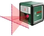 Bosch Kreuzlinien-Laser Quigo Plus, incl. Stativ, Zubeh&ouml;r, Karton