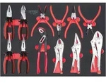 KS Tools SCS Zangen-Satz, 12-tlg. in 1/1 Systemeinlage
