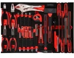 KS Tools Zangen- / Hammer- / und Mei&szlig;el-Satz in Schaumstoffeinlage, 33-tlg.