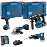 Bosch Professional Bosch Profi Set 18V: GSB + GBH + GWS + GSA + GLI + 3 x Akku