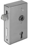 AMF Schlosskasten 140S-40, PZ, E72, VK8, D60, 1-tourig, blank mit Hakenfalle