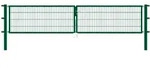 ALBERTS Doppeltor Flexo, fvz.gr&uuml;n Kst.b.RAL 6005, lichte BxH4000x800,...
