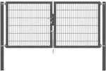 ALBERTS Doppeltor Flexo Plus, anth.RAL 7016, z.Einbet.BxH2500x1200mm, PF1900mm