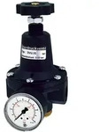 Riegler Druckbegrenzungsventil, inkl. Manometer, G 1/2, 0,5 - 5,5 bar