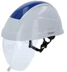 KS Tools Arbeits-Schutzhelm mit Gesichtsschutz, blau