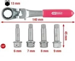 KS Tools 1/2 Bremssattel Spezial-Steckschl&uuml;ssel- Satz, 5-tlg.