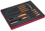 Bahco Fit&Go 2/3 Schaumstoffeinlage Messer-/Ahlen-/Hakensatz - 11-tlg.
