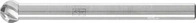 PFERD TOOLS Hartmetall Hochleistungsfr&auml;sstift INOX Kugel KUD &Oslash; 04x03 mm...