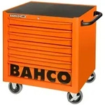 Bahco 755 mm x 501 mm x 760 mm Niedriger 26-Werkstattwagen mit sieben Schubladen