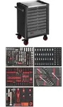 VIGOR Werkstattwagen Series L, mit Sortiment, V4560-X, 344-tlg., Anzahl...