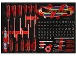 KS Tools 1/4 Steckschl&uuml;ssel- / und Schraubendreher-Satz in Schaumstoffeinlage,