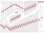 KS Tools Leere Schaumstoffeinlage zu 821.0076